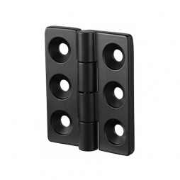 Door hinge for metal doors RZ H6053.1.2.1, 60*53 mm, black