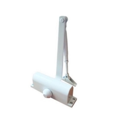 Дотягувач для вхідних дверей RZ B4W/1500 RAL 9016, 65-80 кг, білий