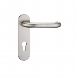 Stainless steel door handle RZ 201 INOX0402, chrome (set)