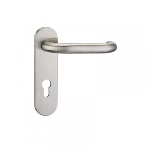 Stainless steel door handle RZ 201 INOX0402, chrome (set)
