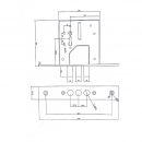 Mortise lock RZ 1082-3.0.0, 3 keys 2