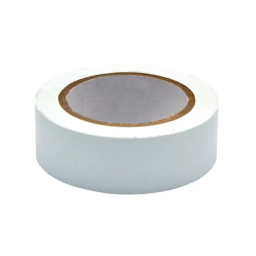 Insulating tape 19 mm white RZ PT131910W, PVC, 10 m