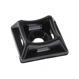 Universal cable pad RZ PH-2020B, black, 20*20 mm, pack. 50 pcs.