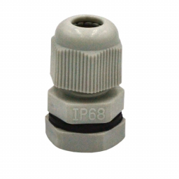 Sealed gland for M16 RZ cable, plastic, gray, IP68, with nut