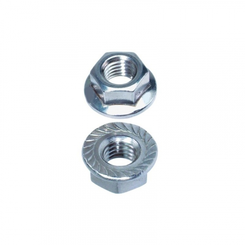 M6 nut with flange DIN 6923