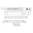 Ball bearing drawer slides RZ 5301T-22, up to 80 kg 3