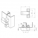 Петли боковые EMKA 1039-U10, сталь, длина 51 мм, 180°, 3 винта 1 Петли боковые EMKA 1039-U10, сталь, длина 51 мм, 180°, 3 винта 1