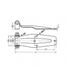 Semitrailer rear door hinge RZ 13112S 4