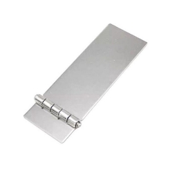 Stainless steel flat hinge RZ H65155.SS.0, 65x155 mm, long