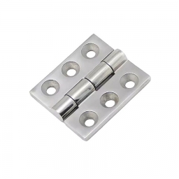 Stainless steel overlay hinge RZ H6980.SS.0.1, 69x80 mm, thick