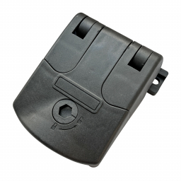 Lock Hinge Industrilas 2651-430032, compact, polyamide, 85x91 mm, 180°, black