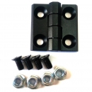 Consignment hinge 60x60 mm RZ H1060.1.2.1, metal, black 1