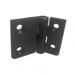 Петля для дверей шаф RZ H5063.1.2.1, метал, чорна, 50*63 мм