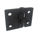 Петля для дверей шкафов RZ H5063.1.2.1, металл, черная, 50*63 мм 1