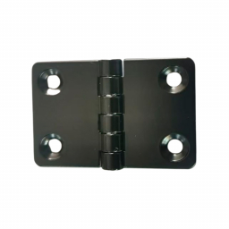 Flat black hinge RZ H5076.1.2.1, 50x75 mm, metal