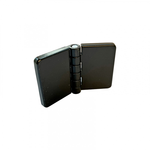Furniture hinge black RZ H5076.1.2.3, Zn alloy, 50x76 mm, 180°, 4 built-in screws