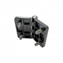 Furniture hinge black RZ H5076.1.2.3, Zn alloy, 50x76 mm, 180°, 4 built-in screws 1