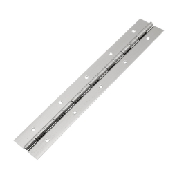 Рояльные петли из нержавейки RZ 08-50-1800H, сталь, L=1800 мм, H=50 мм