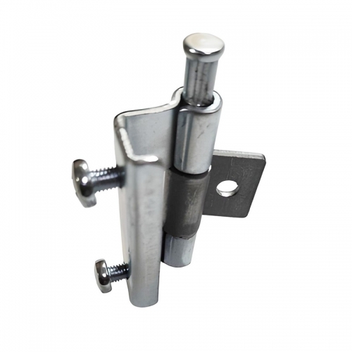 Welded hinge for electrical cabinet RZ 408-1-V2-DIL2, 2 holes for screw