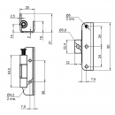 Concealed weld-on hinge RZ 440-3, steel, length 80 mm 5 Concealed weld-on hinge RZ 440-3, steel, length 80 mm 5