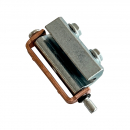 Петля внутреннего монтажа RZ H409C, Zn сплав, длина 40 мм, приварная, на винтах 3
