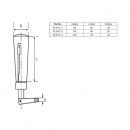 Ручка  обертальна M6 RZ EVS 11 2