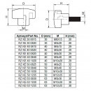 Ручки затискні зірочки RZ KE 30 0615 2