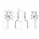 Swivel handles for sealed doors RZ H102.1R.SS, stainless steel, right-handed 3 Swivel handles for sealed doors RZ H102.1R.SS, stainless steel, right-handed 3