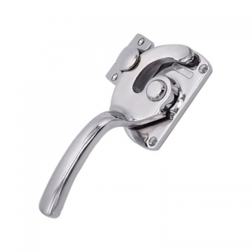 Swivelling handle with clamp RZ H102-2L.SS, stainless steel, left, length 125 mm