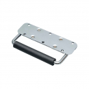 Folding handle RZ H140R.SS, stainless steel, spring-loaded, 140×82 mm, up to 55 kg 2