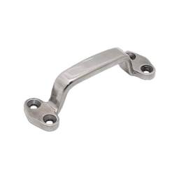 Stainless steel staple handle RZ H146-20.SS, intercentre 120 mm, thick