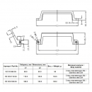 Stainless steel handles for doors 45 degree RZ OCH116.SS, centre to centre 100 mm 4