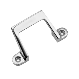 Door handle stainless steel, fastening angle 45 degrees RZ OCH96.SS, intercentre 80 mm
