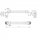 Tubular U-shaped handle RZ 521-400, 400 mm 1