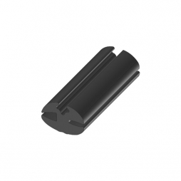 Rubber window seal RZ C1.082, EPDM, 18.9*26 mm