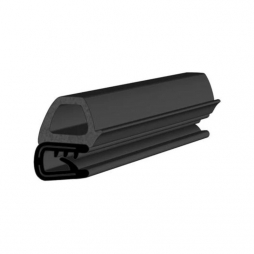 Universal door gasket RZ Y1.004, H=22.7 mm, PVC/EPDM, clamp 2-4 mm