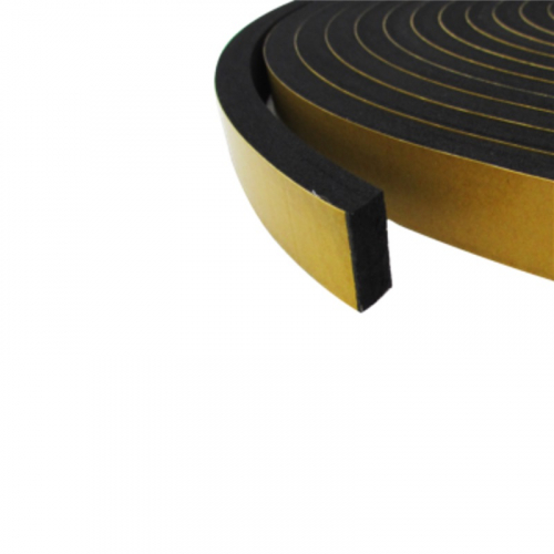Self-adhesive rubber strip EPDM RZ 1020, 10x20 mm