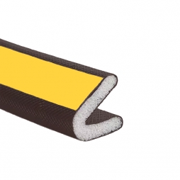 Self-adhesive entrance door seal RZ B-001, PU, brown