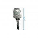 Master key EMKA X18, for lock EMKA 7418 A, brass 1