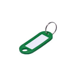 Plastic keyring for keys RZ B204.G, green