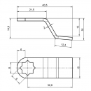 Cams for mailbox locks RZ C0.0445, h=4 mm, L=45 mm 3 Cams for mailbox locks RZ C0.0445, h=4 mm, L=45 mm 3