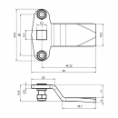 Cam for panel lock RZ ISP 02, for 3 tzp 2