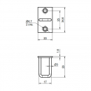 Electric code lock for storage box for RZ EL01-25.P, electric, steel, with pin, black, 2 connectors 3 Electric code lock for storage box for RZ EL01-25.P, electric, steel, with pin, black, 2 connectors 3
