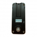 Electronic door lock RZ M-1601, Zn alloy, 10-digit code, sec.10B, vertical, on thickness 0.6-2 mm, black/silver 1
