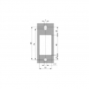Lock with RFID card RZ M-1703-IC, furniture 6 Lock with RFID card RZ M-1703-IC, furniture 6