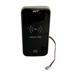 Замок с RFID картой RZ M-1703-IC, Zn сплав/пластик, сенсор. панель, вертик., черный, 2 RFID карты Замок с RFID картой RZ M-1703-IC, Zn сплав/пластик, сенсор. панель, вертик., черный, 2 RFID карты