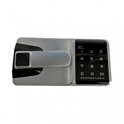 Code pad lock RZ M-1705, electronic, Zn alloy/plastic, touch panel, horizontal, black/silver Code pad lock RZ M-1705, electronic, Zn alloy/plastic, touch panel, horizontal, black/silver