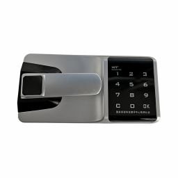 Code pad lock RZ M-1705, electronic, Zn alloy/plastic, touch panel, horizontal, black/silver Code pad lock RZ M-1705, electronic, Zn alloy/plastic, touch panel, horizontal, black/silver