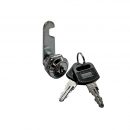 Metal postal locks RZ 16-210.1.1.1.C.P, secr. 200, H=16 mm, L=40 mm, cam hook, 90°, without key  fix. 2