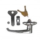 Ключевой замок для металлических шкафов RZ L10425.1, ручка L-образная  2